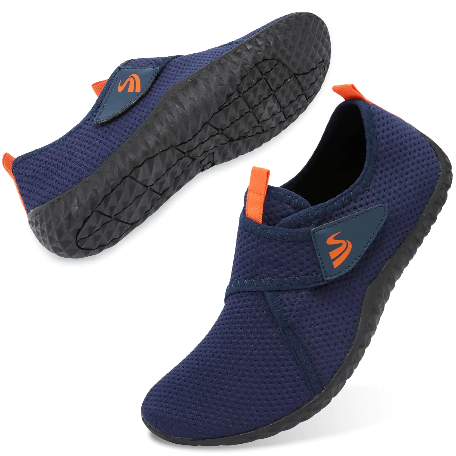 Womens Mens Beach Water Shoes Quick Dry Barefoot Aqua Shoe for Swim Pool Surf Diving Outdoor Water Sports 7 Women/5.5 Men - Dakdouksson