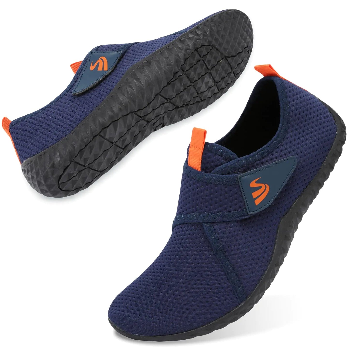 Womens Mens Beach Water Shoes Quick Dry Barefoot Aqua Shoe for Swim Pool Surf Diving Outdoor Water Sports 7 Women/5.5 Men - Dakdouksson