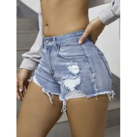 Women's Stretch Worn Washed Jeans - Dakdouksson