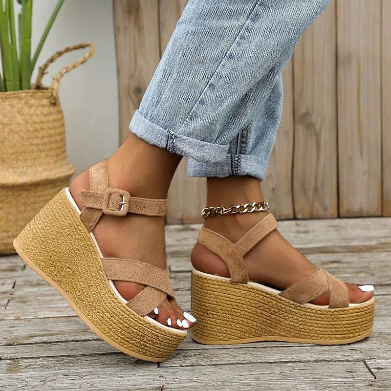 Women's Waterproof Platform Wedge Sandals 2022 Summer - Dakdouksson