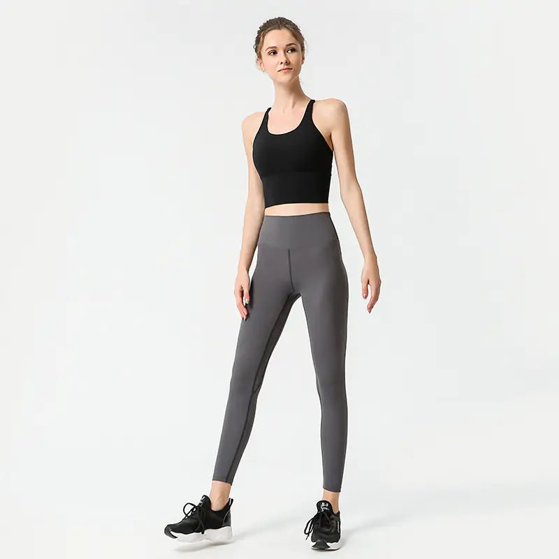 Women's Yoga Set with Sports Bra and High - Waist Leggings - Dakdouksson