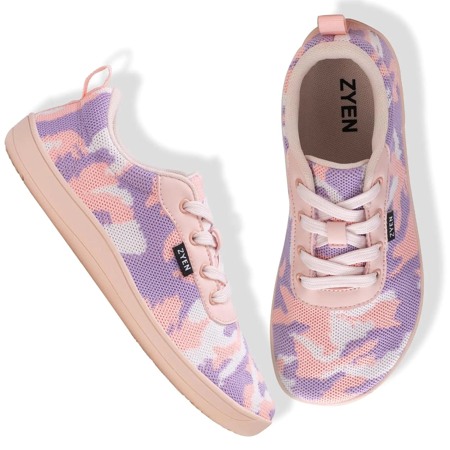 ZYEN Wide Toe Box Barefoot Shoes for Women | Mesh Breathable Camouflage Shoes | Zero Drop Shoes Women Wide Width Fashion Non Slip Gym Sneaker Minimalist Lightweight Walking Shoes 8808 fenzi 41 - Dakdouksson