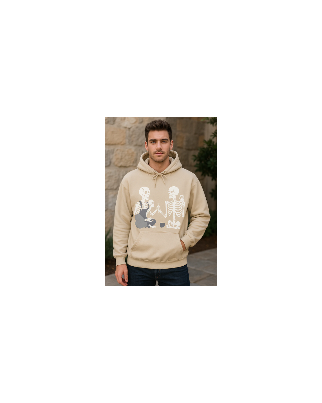 Cute Cat Graphic Hooded Sweatshirt for Men and Women