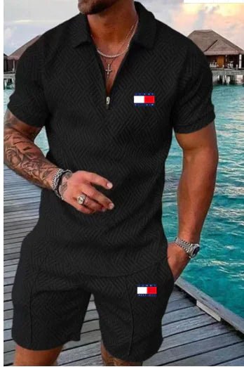 2 - Piece TOMMY Set | Spring Edition Casual Polo Outfit - Dakdouksson