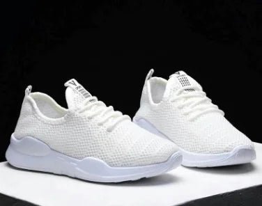 2020 Women's Trendy Breathable Casual White Sneakers - Dakdouksson