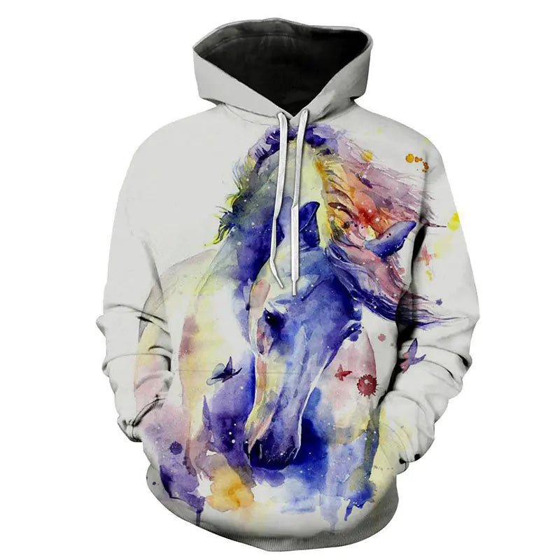 3D Digital Print Hoodie - Stylish and Trendy - Dakdouksson