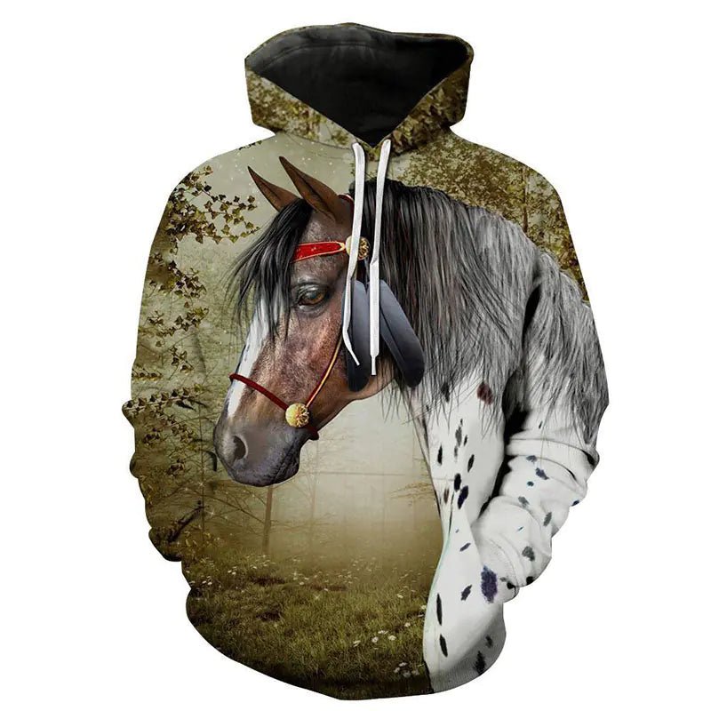 3D Digital Print Hoodie - Stylish and Trendy - Dakdouksson