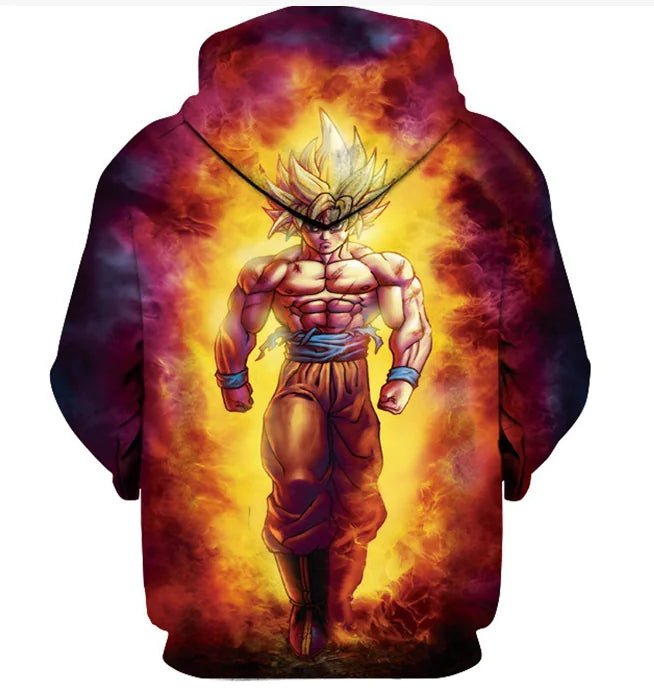 3D Hoodie with Dragon Ball Digital Print Design - Dakdouksson