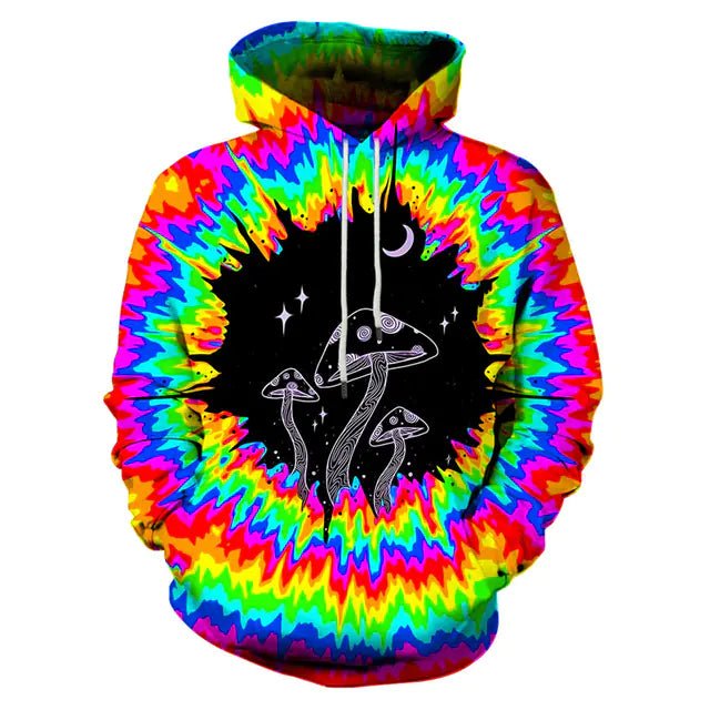 3D Snowflake Hoodie Pullover for Men and Women - Dakdouksson
