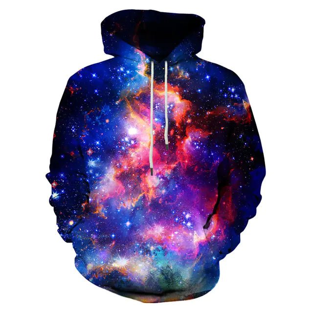 3D Snowflake Hoodie Pullover for Men and Women - Dakdouksson