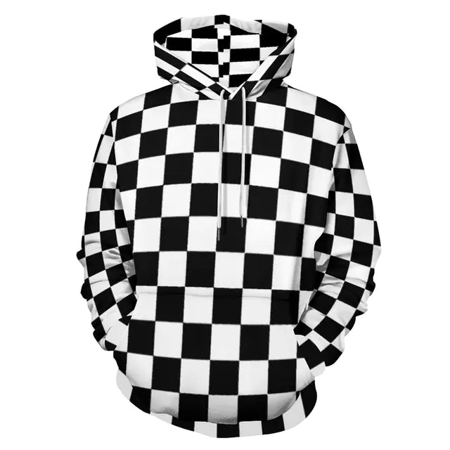 3D Snowflake Hoodie Pullover for Men and Women - Dakdouksson