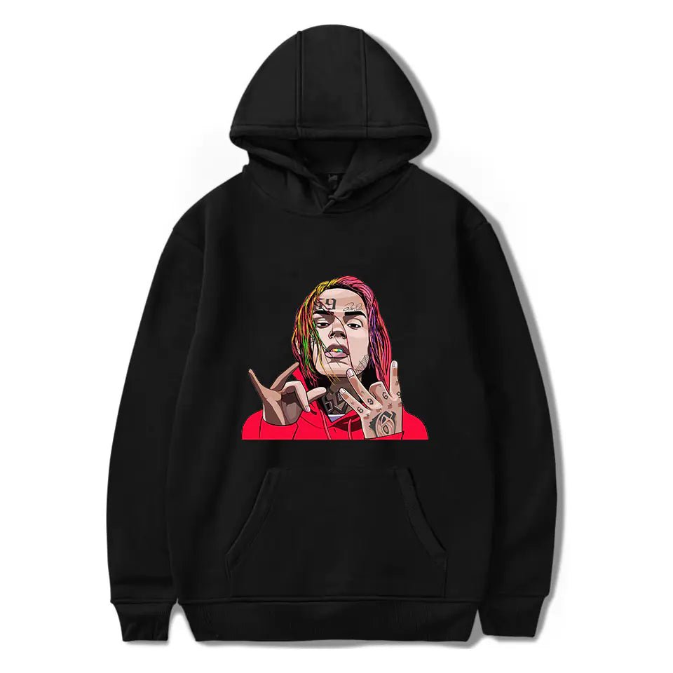 6ix9ine Hoodie - Hip Hop Fashion Sweatshirt - Dakdouksson