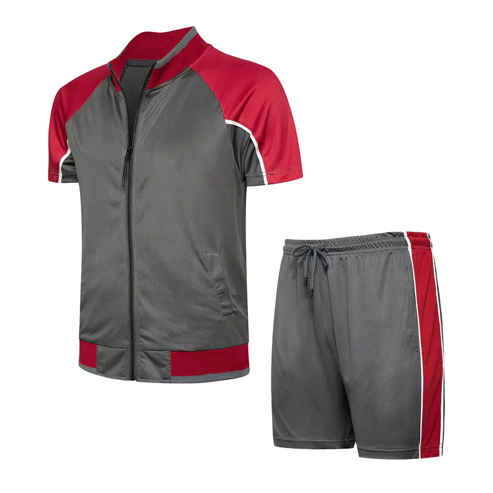 Trendy Men's Casual Sports Suit Short Set