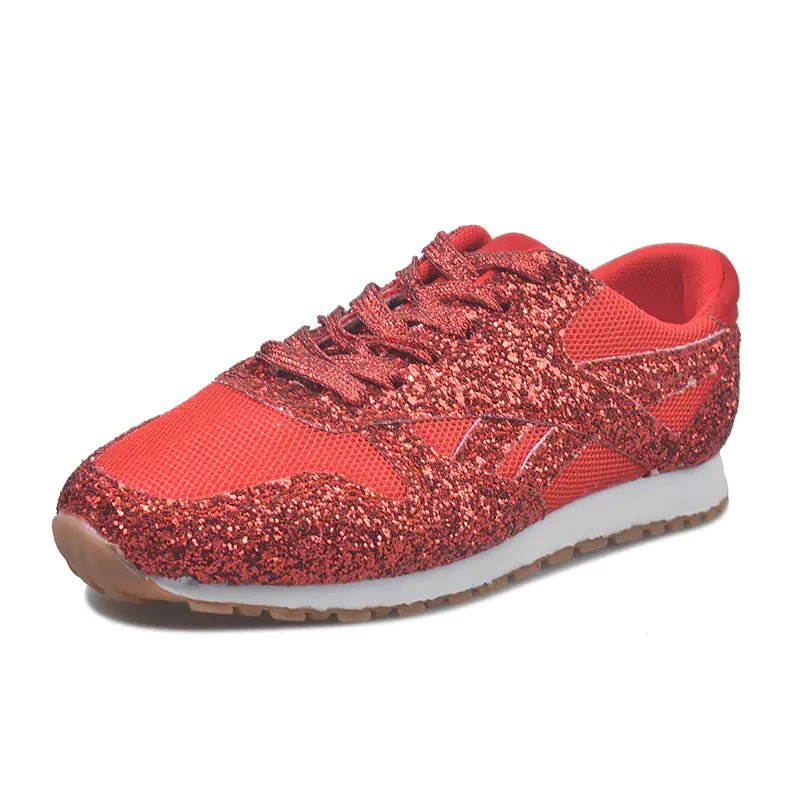 Autumn Sequined Platform Sneakers for Women (Plus Size) - Dakdouksson