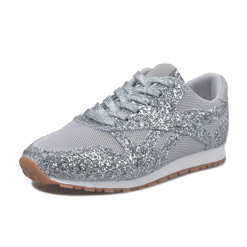 Autumn Sequined Platform Sneakers for Women (Plus Size) - Dakdouksson