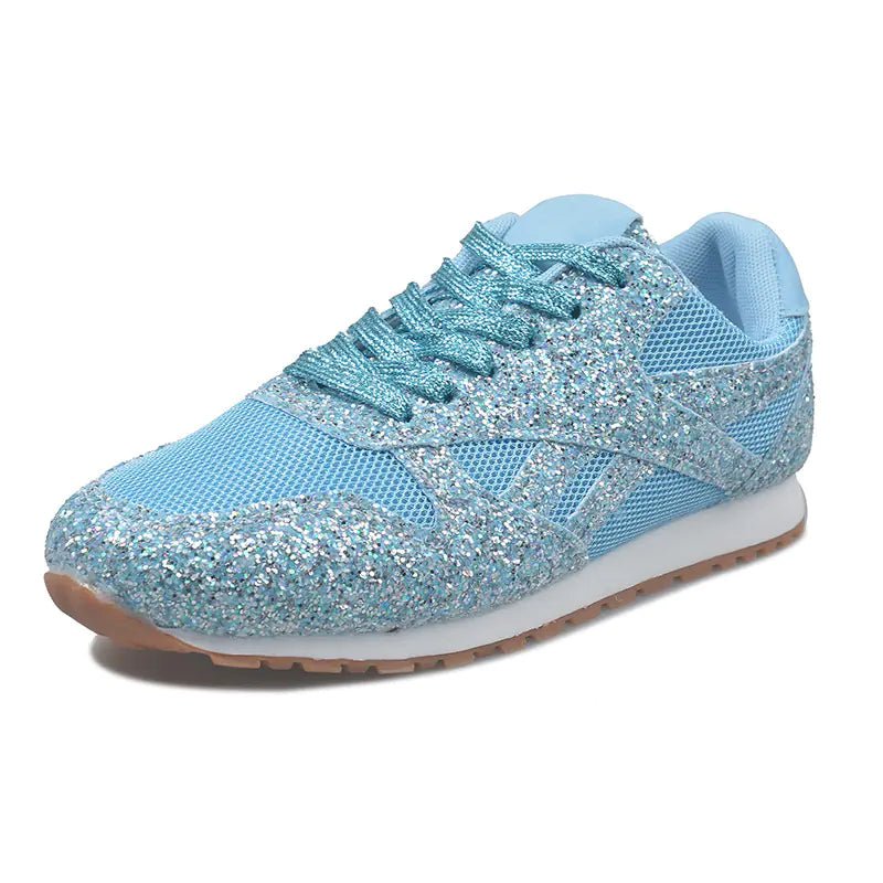 Autumn Sequined Platform Sneakers for Women (Plus Size) - Dakdouksson