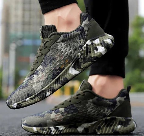 Camouflage Cushion Sneakers for Men and Women - Dakdouksson