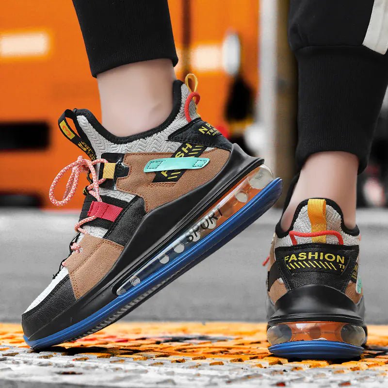 Colorful Dad Sneakers for Men - Breathable Casual Style - Dakdouksson