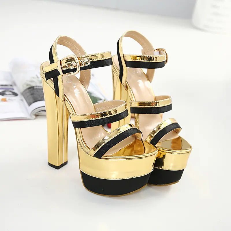 Golden Stage Super High Heels - Dakdouksson