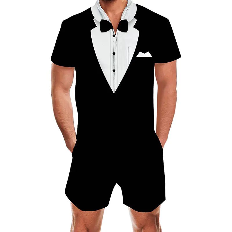 Hawaiian Shirt and Shorts Bodysuit Outfit - Dakdouksson