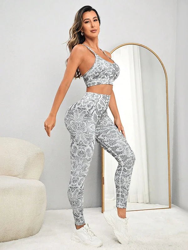 High - Waist Hip - Lifting Elastic Running Fitness Pants - Dakdouksson