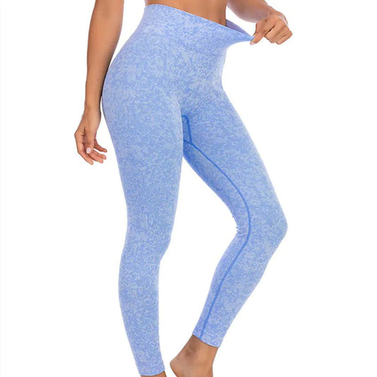 High Waist Honey Peach Yoga Pants for Hip Lifting - Dakdouksson