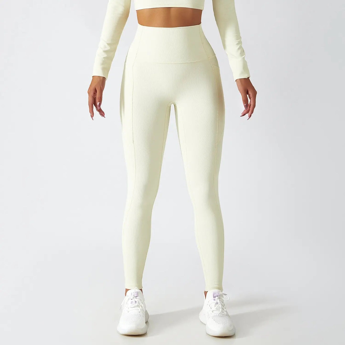 High Waist Peach Hip Lifting Yoga Tights for Women - Dakdouksson