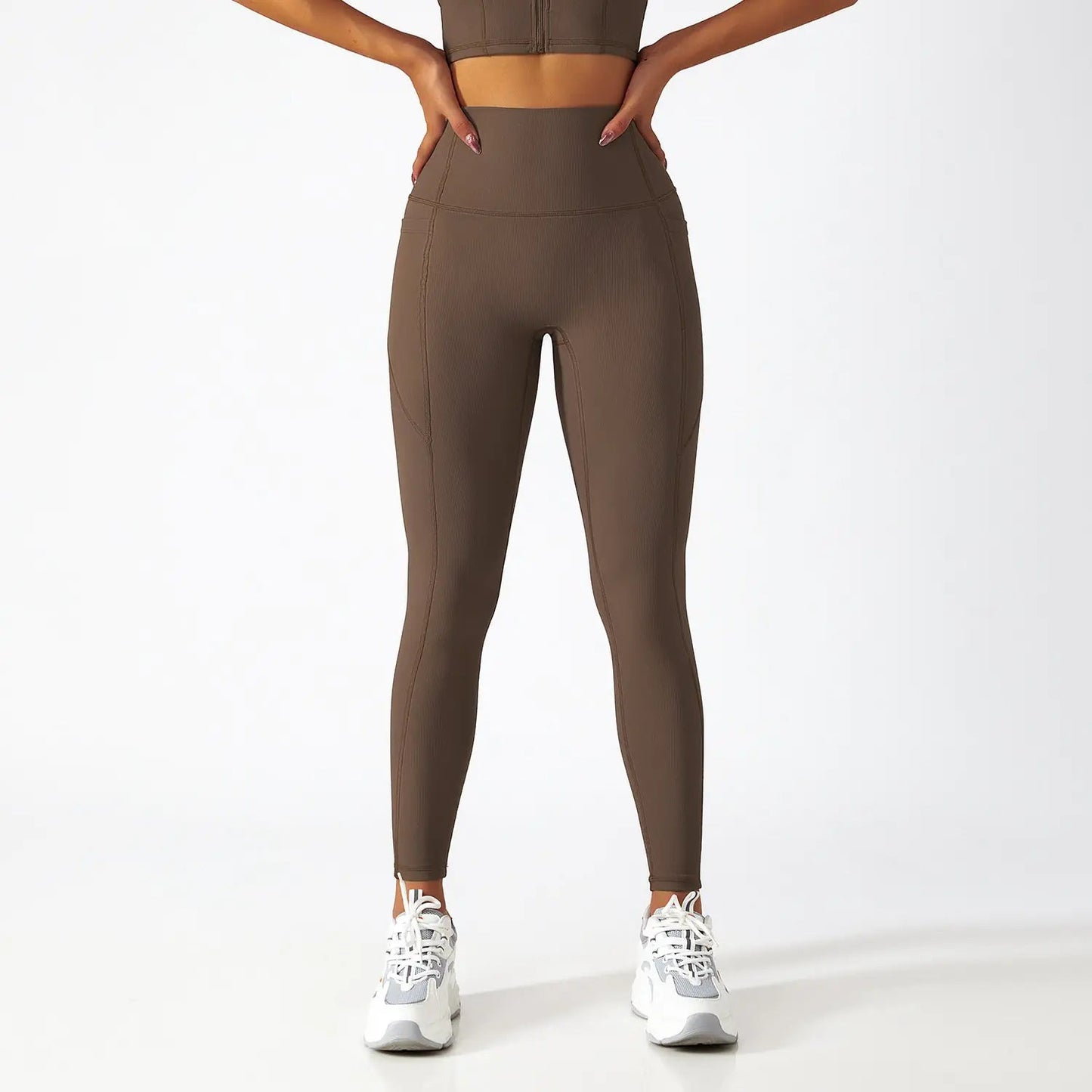 High Waist Peach Hip Lifting Yoga Tights for Women - Dakdouksson