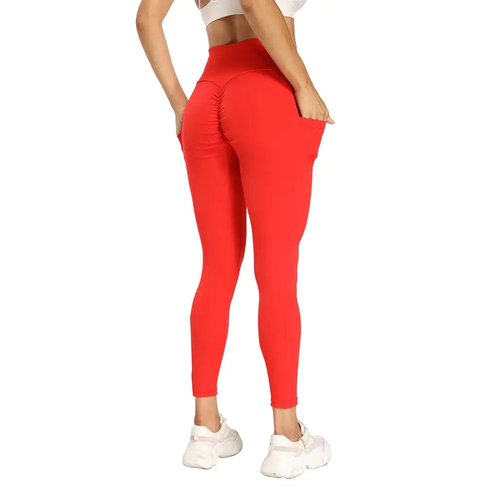 Hip Lifting Sports Yoga Leggings for Fitness Running - Dakdouksson