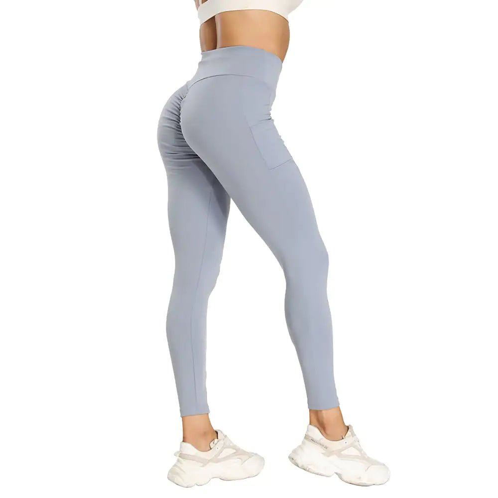Hip Lifting Sports Yoga Leggings for Fitness Running - Dakdouksson