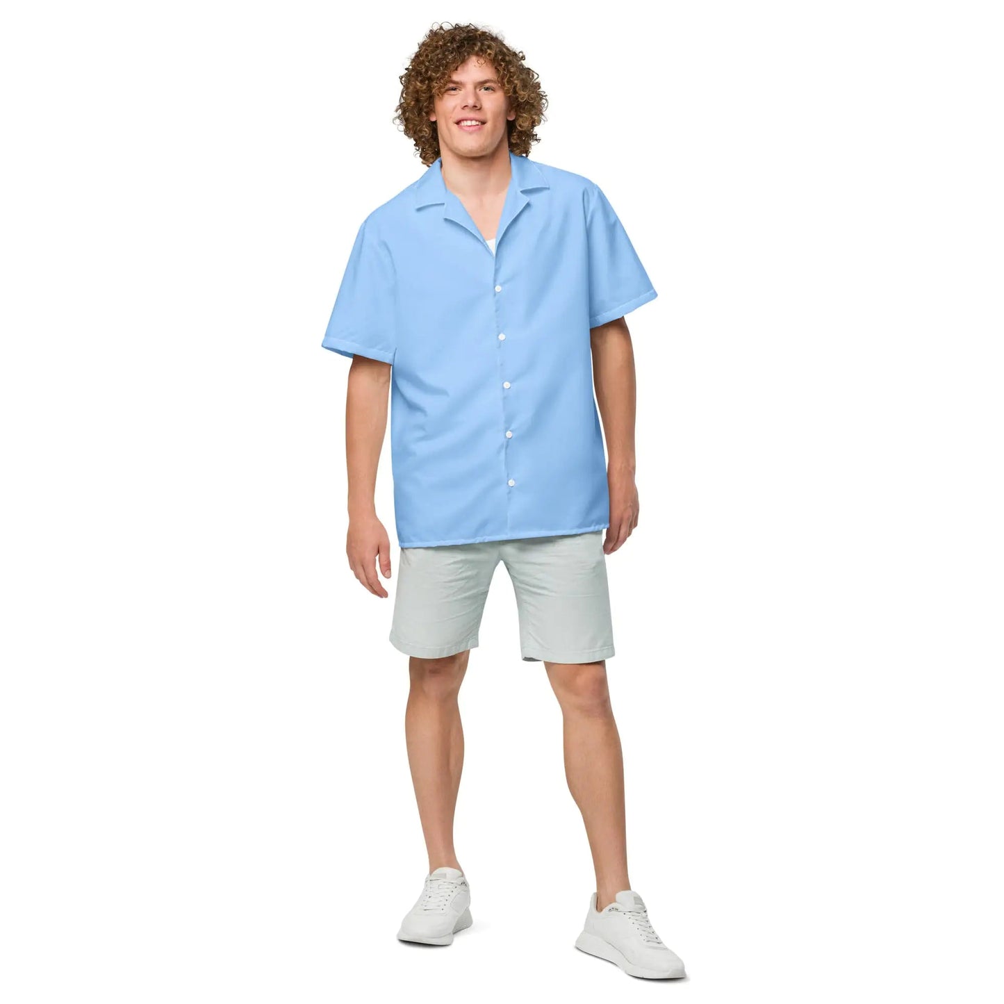 Island Sky Blue button shirt - Dakdouksson