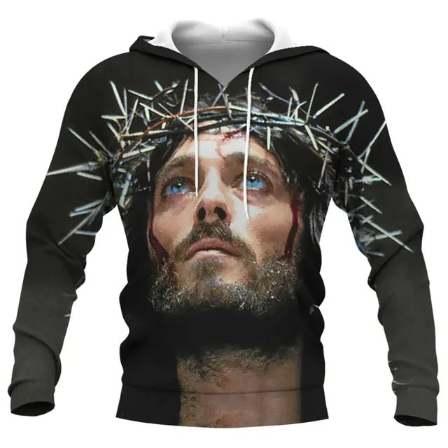 Jesus Amen 3D Hoodie for Men and Women Harajuku Fashion - Dakdouksson