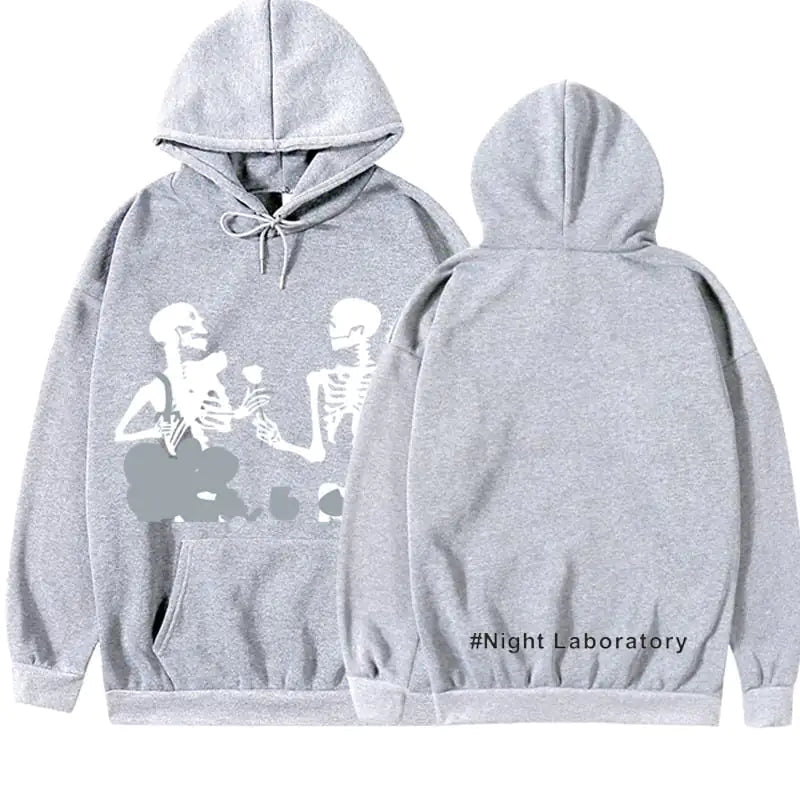 Korean Style Versatile Personality Hoodie for Night Lab - Dakdouksson