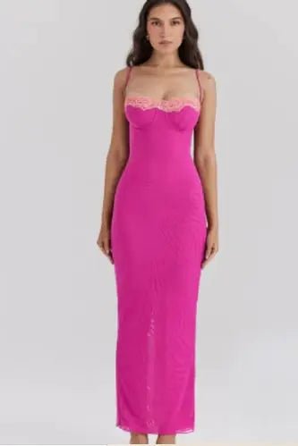 Lace Tube Top Dress For Women - Dakdouksson