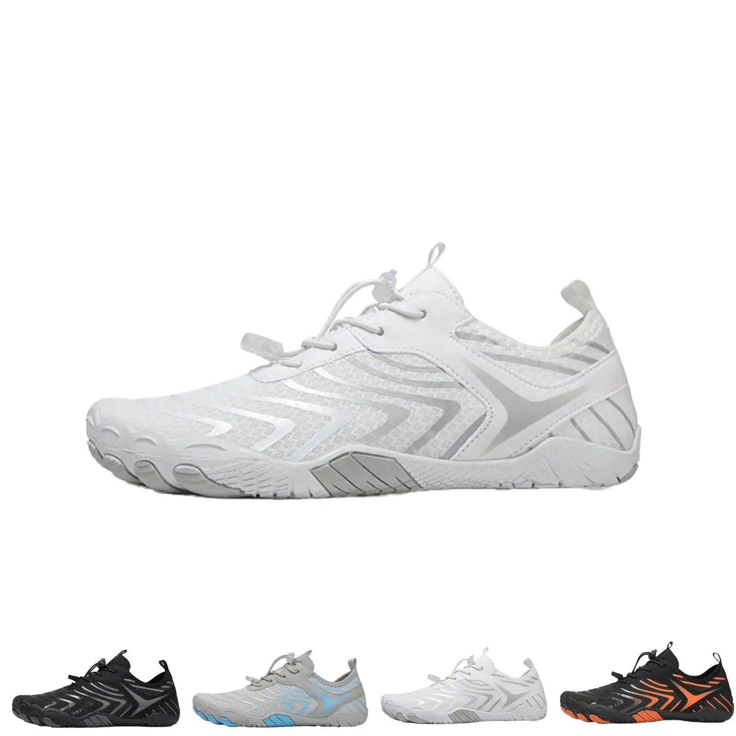 LOSD Hike Footwear Barefoot Womens Barefoot Shoes Women Healthy & Non - Slip Barefoot Shoes Unisex(White - L9Women/7Men) - Dakdouksson