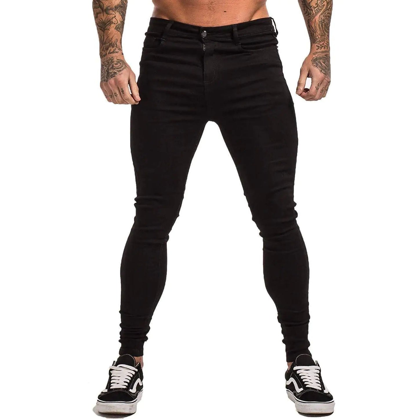 Men's Blue Slim - Fit Stretch Skinny Jeans - Dakdouksson