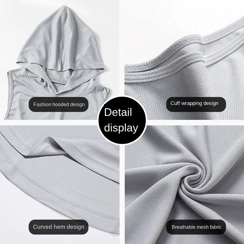 Men's Quick Drying Tank Top for Summer Fitness Training - Dakdouksson