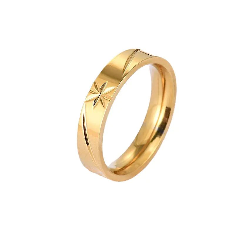 Men's Simple Stainless Steel Fashion Ring - Dakdouksson