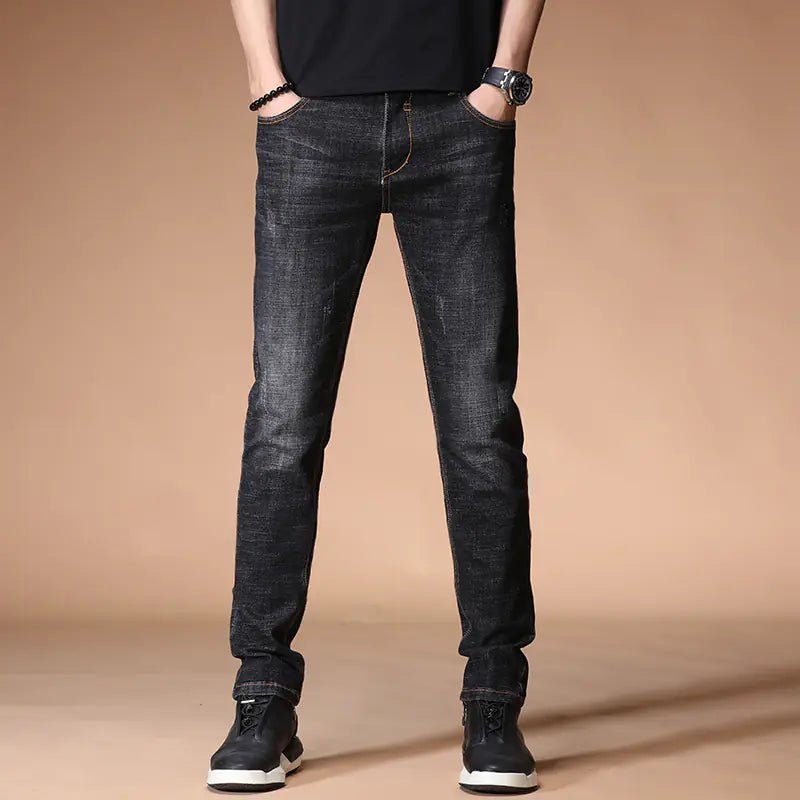 Men's Slim Fit Straight Leg Jeans - Dakdouksson