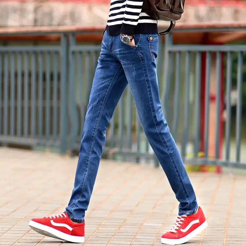 Men's Stretch Slim Fit Skinny Pants - Dakdouksson