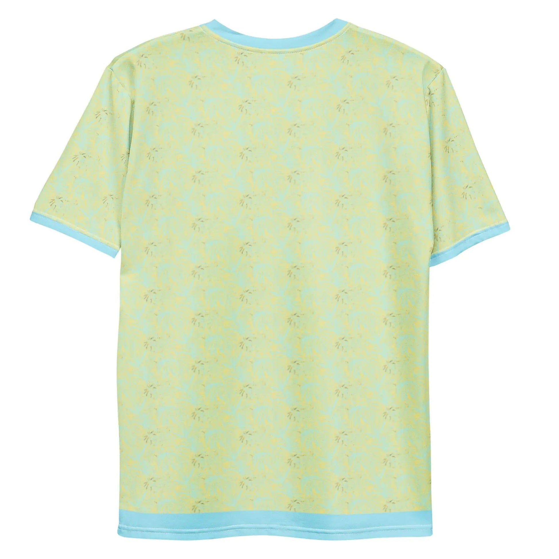 Men's Tropical Blue and Yellow Hawaiian T-shirt - Dakdouksson