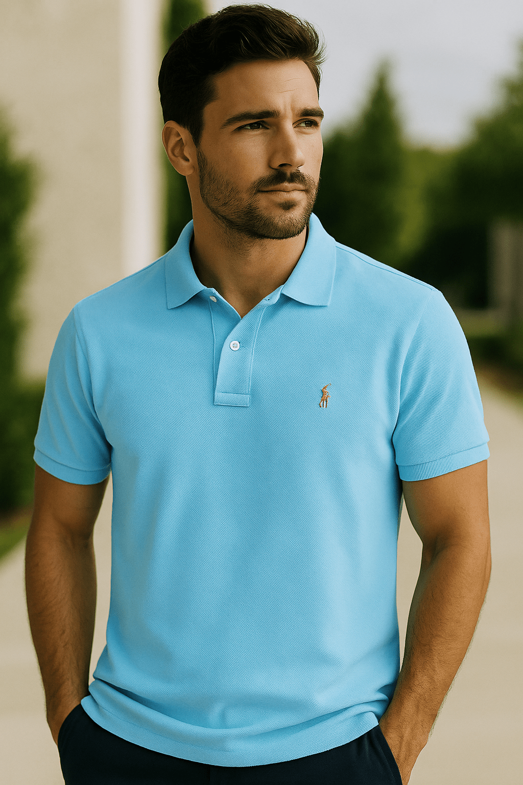 POLO RALPH LAUREN Womens Classic Fit Mesh Polo Shirt CoveBlue Small - Dakdouksson