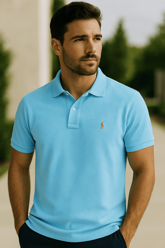 POLO RALPH LAUREN Womens Classic Fit Mesh Polo Shirt CoveBlue Small - Dakdouksson