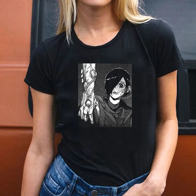 Round Neck T-Shirt for Couples - Fashionable Short Sleeve - Dakdouksson