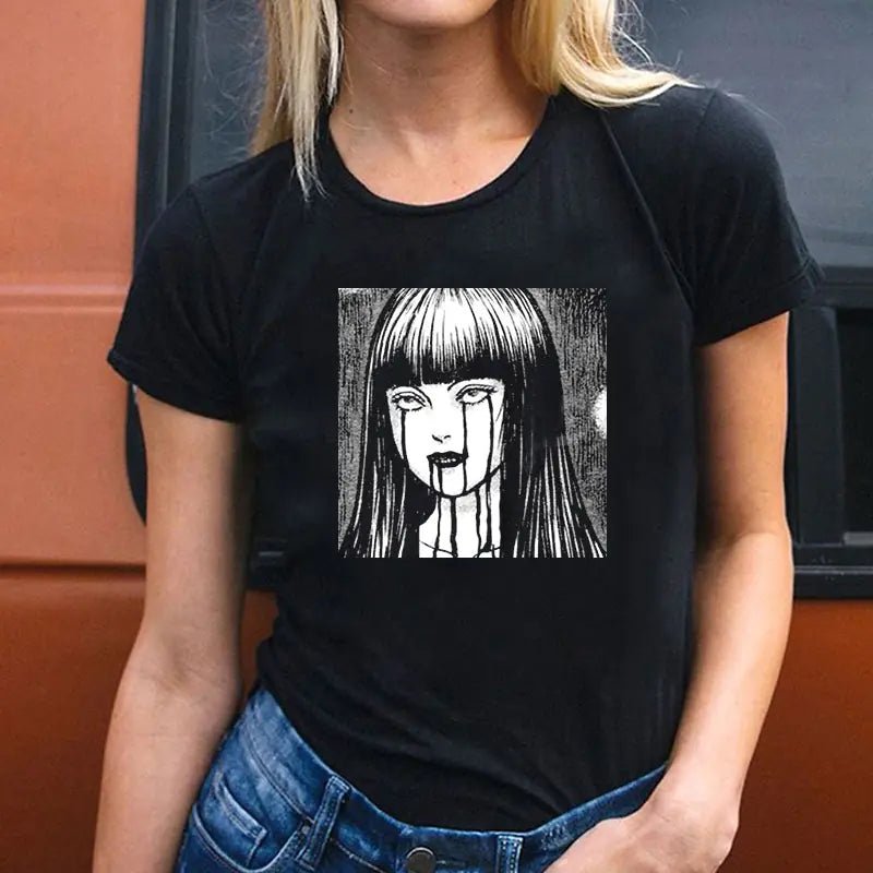 Round Neck T-Shirt for Couples - Fashionable Short Sleeve - Dakdouksson