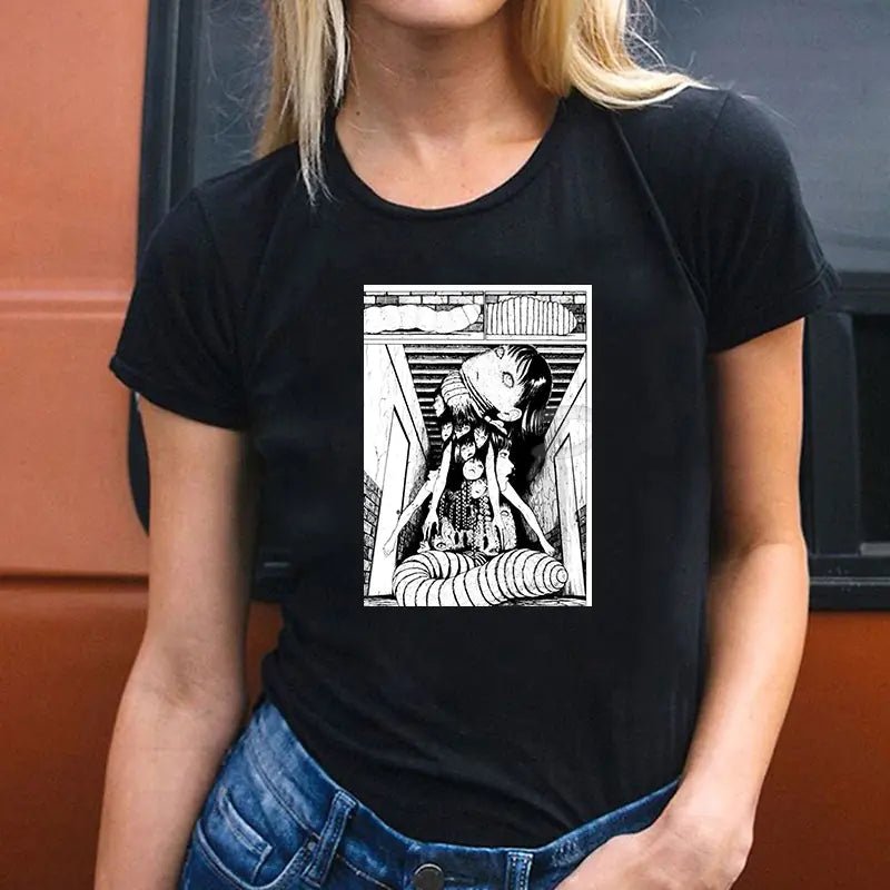 Round Neck T-Shirt for Couples - Fashionable Short Sleeve - Dakdouksson