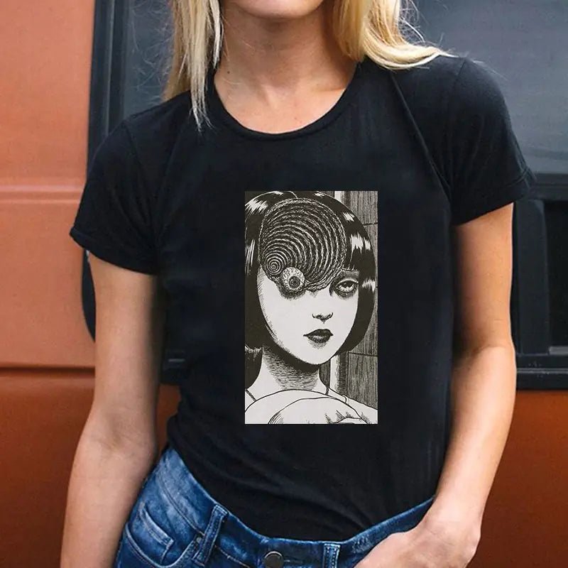 Round Neck T-Shirt for Couples - Fashionable Short Sleeve - Dakdouksson