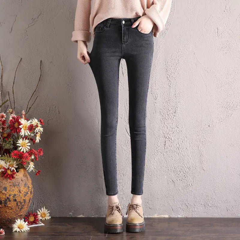 Skinny Stretch Denim Pants - Dakdouksson