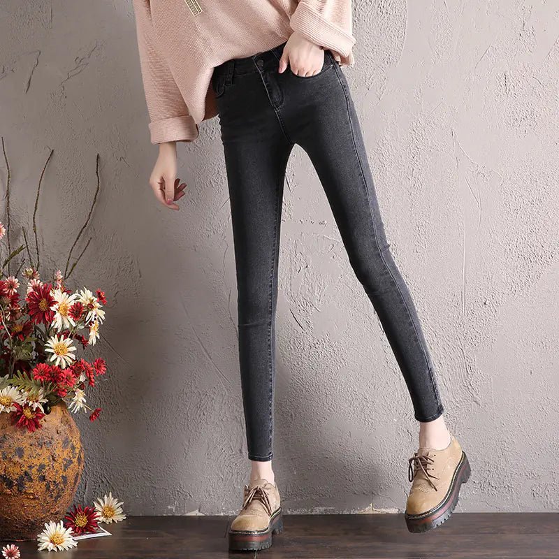 Skinny Stretch Denim Pants - Dakdouksson