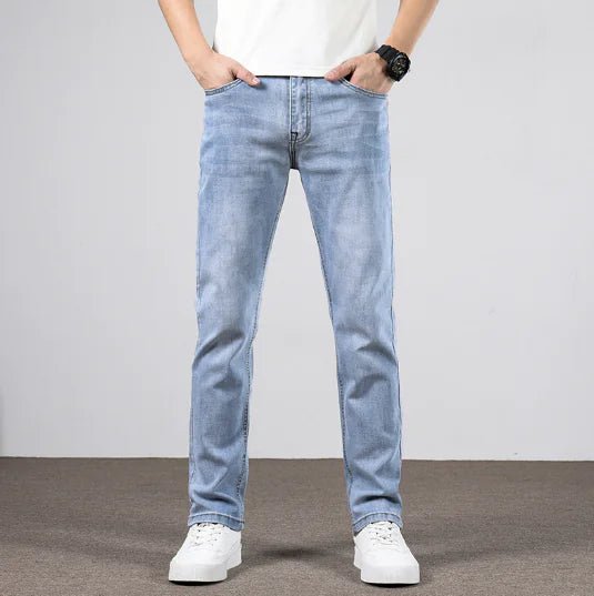 Slim Straight Stretch Jeans for Men - Dakdouksson